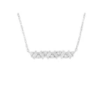 Колие от 18К злато с 0.47кт естествени диаманти