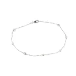 18K gold bracelet with 0.40ct natural diamonds