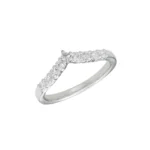 Пръстен от 18К злато с 0.32кт естествени диаманти